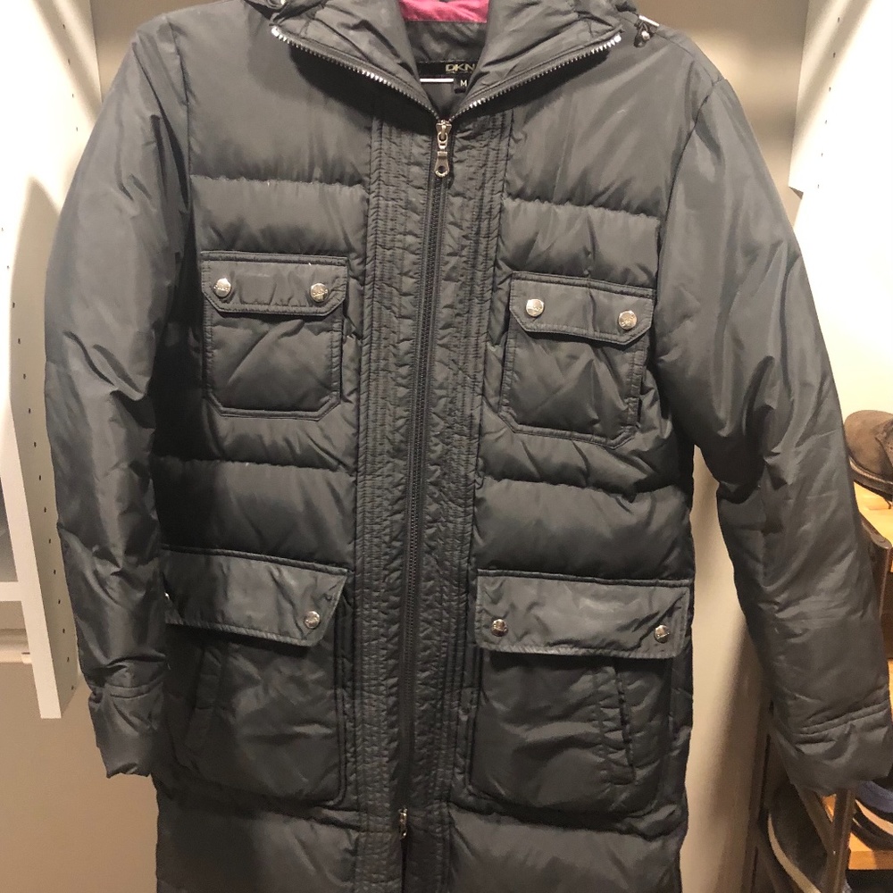 DKNY Down full length coat